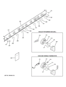 06 - Door Latch parts for Ge Range ZDP48L6DH4SS from AppliancePartsPros.com