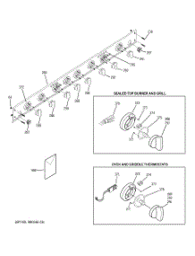 04 - Control Panel parts for Ge Range ZDP48N4GH5SS from AppliancePartsPros.com