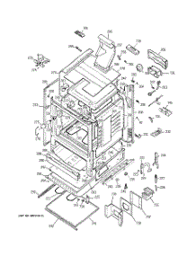 03 - Body Parts parts for Ge Range J2BP85BEL1BB from AppliancePartsPros.com