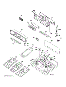 02 - Control Panel & Cooktop parts for Ge Range J2B918CEK1CC from AppliancePartsPros.com