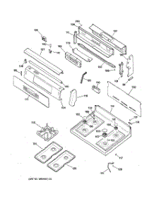 02 - Control Panel & Cooktop parts for Ge Range J2B900SEF2SS from AppliancePartsPros.com