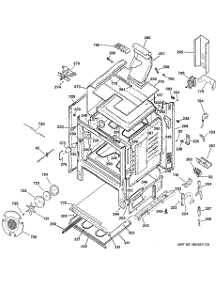 03 - Body Parts parts for Ge Range J2B915WEH2WW from AppliancePartsPros.com