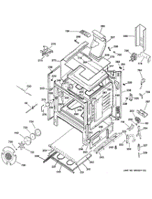03 - Body Parts parts for Ge Range J2B915BEH1BB from AppliancePartsPros.com