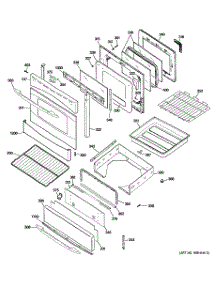 04 - Door & Drawer Parts parts for Ge Range PGB928SEM1SS from AppliancePartsPros.com