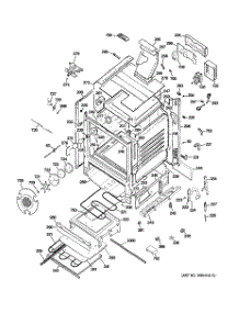03 - Body Parts parts for Ge Range PGB918DEM1BB from AppliancePartsPros.com