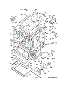 03 - Body Parts parts for Ge Range P2B912SEM1SS from AppliancePartsPros.com