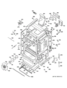 03 - Body Parts parts for Ge Range PGB916DEM1CC from AppliancePartsPros.com