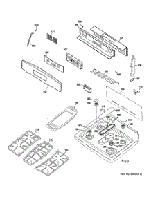 02 - Control Panel & Cooktop parts for Ge Range P2B918SEM1SS from AppliancePartsPros.com