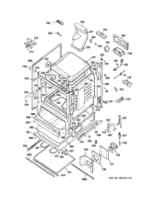 03 - Body Parts parts for Ge Range P2B912DEM2WW from AppliancePartsPros.com