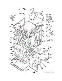 03 - Body Parts parts for Ge Range J2BP85WEL3WW from AppliancePartsPros.com