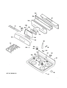02 - Control Panel & Cooktop parts for Ge Range J2BP85SEL3SS from AppliancePartsPros.com
