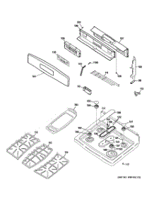 02 - Control Panel & Cooktop parts for Ge Range PGB910SEM2SS from AppliancePartsPros.com