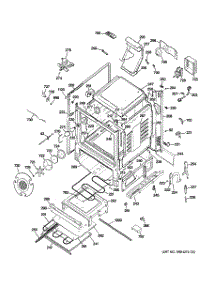03 - Body Parts parts for Ge Range PGB918DEM2BB from AppliancePartsPros.com