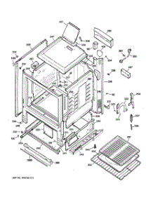 03 - Body Parts parts for Ge Range JGBS04BEM3WH from AppliancePartsPros.com