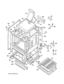03 - Body Parts parts for Ge Range JGBS07DEM3WW from AppliancePartsPros.com