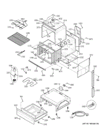 02 - Body Parts parts for Ge Range JCSP38DN1BB from AppliancePartsPros.com
