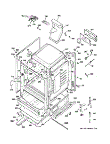 03 - Body Parts parts for Ge Range JGBP87SEM2SS from AppliancePartsPros.com