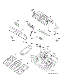 02 - Control Panel & Cooktop parts for Ge Range JGBP89SEM2SS from AppliancePartsPros.com