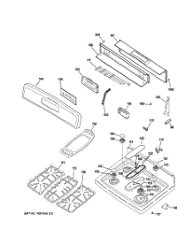 02 - Control Panel & Cooktop parts for Ge Range JGBP87MEM2BG from AppliancePartsPros.com