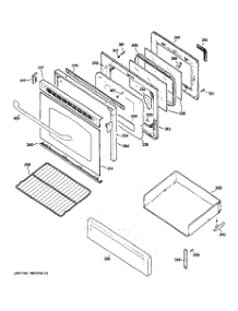 04 - Door & Drawer Parts parts for Ge Range EGR2000EM4CC from AppliancePartsPros.com