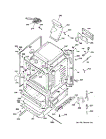 03 - Body Parts parts for Ge Range JGB280DEN2BB from AppliancePartsPros.com