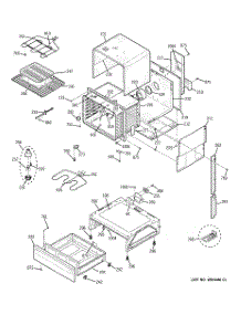 03 - Body Parts parts for Ge Range JS900WK3WW from AppliancePartsPros.com