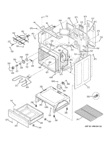 03 - Body Parts parts for Ge Range PB750DN1BB from AppliancePartsPros.com