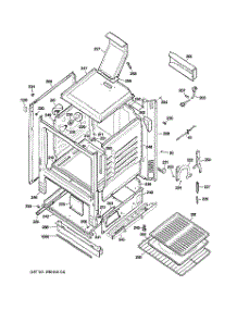 03 - Body Parts parts for Ge Range JGBS19DEN2BB from AppliancePartsPros.com