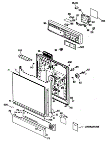 02 - Control Panel & Cooktop parts for Ge Range JGBP28CEM3WW from AppliancePartsPros.com