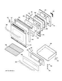 04 - Door & Drawer Parts parts for Ge Range EGR2002EM3BS from AppliancePartsPros.com