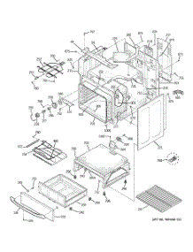 03 - Body Parts parts for Ge Range JB710SN1SS from AppliancePartsPros.com