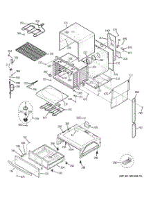 03 - Body Parts parts for Ge Range JS968BK5BB from AppliancePartsPros.com