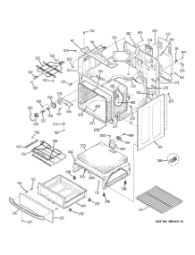 03 - Body Parts parts for Ge Range JBP74SN1SS from AppliancePartsPros.com