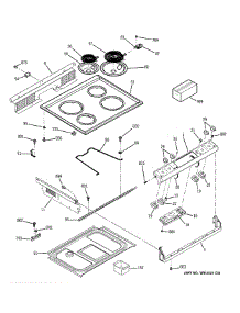 Control Panel & Cooktop parts for Ge Range JDP39BK5BB from AppliancePartsPros.com