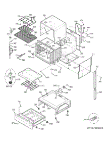 03 - Body Parts parts for Ge Range JSP46SN1SS from AppliancePartsPros.com
