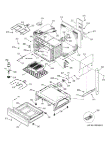 03 - Body & Drawer Parts parts for Ge Range JSP46CD2CC from AppliancePartsPros.com