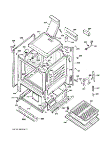 03 - Body Parts parts for Ge Range JGBS07DEM2WW from AppliancePartsPros.com