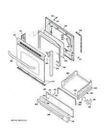 04 - Door & Drawer Parts parts for Ge Range JGBS23SEM2SS from AppliancePartsPros.com