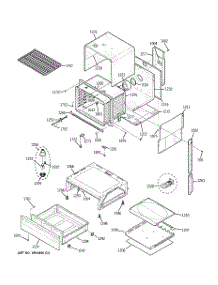 03 - Body Parts parts for Ge Range JGSP28DEN1BB from AppliancePartsPros.com