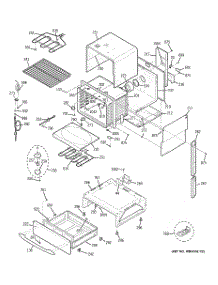 03 - Body Parts parts for Ge Range JS968SK6SS from AppliancePartsPros.com