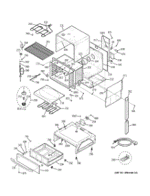03 - Body Parts parts for Ge Range JCS968BK5BB from AppliancePartsPros.com
