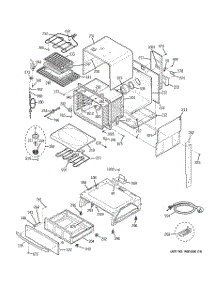 03 - Body Parts parts for Ge Range JCS968BK3BB from AppliancePartsPros.com