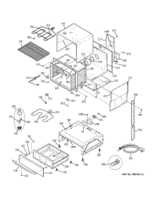 03 - Body Parts parts for Ge Range JCS905BK4BB from AppliancePartsPros.com