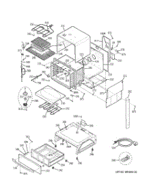 03 - Body Parts parts for Ge Range JCS968BK1BB from AppliancePartsPros.com