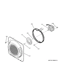 06 - Convection Fan parts for Ge Range JCS968SF2SS from AppliancePartsPros.com