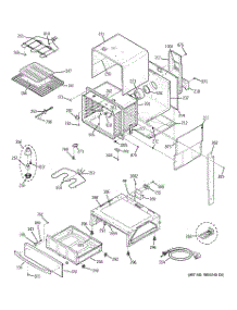 03 - Body Parts parts for Ge Range JCS905WK2WW from AppliancePartsPros.com