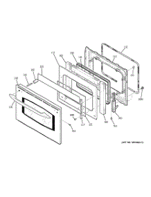 04 - Door parts for Ge Range JCS905SK4SS from AppliancePartsPros.com