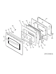 04 - Door parts for Ge Range JCS968SK4SS from AppliancePartsPros.com
