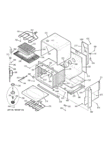 03 - Body Parts parts for Ge Range JD968BF3BB from AppliancePartsPros.com