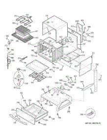 03 - Body Parts parts for Ge Range JS968TF2WW from AppliancePartsPros.com